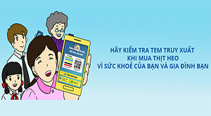 TE FOOD phần mềm kiểm tra nguồn gốc thịt heo trên smartphone