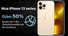  Giảm 50% giá gói cước Vinaphone khi mua kèm iPhone 13 series, lại có thêm một đặc quyền dành cho người chơi hệ 'Táo' 