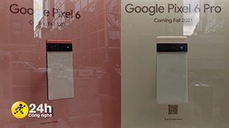 Google chưa ra mắt Pixel 6 và 6 Pro mà đã trưng bày luôn hai flagship tại cửa hàng ở New York, phải nói là nhìn đẹp thật!