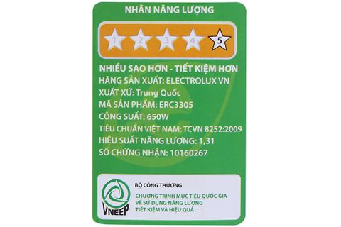 Nồi cơm nắp gài Electrolux ERC3305