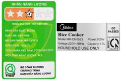  Nồi cơm nắp gài Midea MR-CM1533 