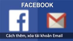  Cách thêm, thay đổi, xoá tài khoản email chính trên Facebook cá nhân 