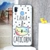 Ốp lưng Galaxy A30 dẻo Solid Printing MEEKER TKS102 Caticorn Trắng