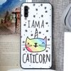 Ốp lưng Galaxy A50/ A50s Nhựa dẻo Solid Printing MEEKER TKS102 Caticorn Trắng