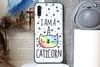 Ốp lưng Galaxy A50/ A50s Nhựa dẻo Solid Printing MEEKER TKS102 Caticorn Trắng