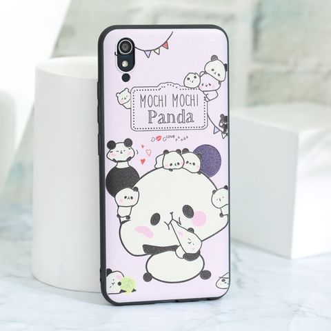 Ốp lưng ViVo Y91C Nhựa dẻo Solid Printing MEEKER TKS106 Gấu trúc Hồng