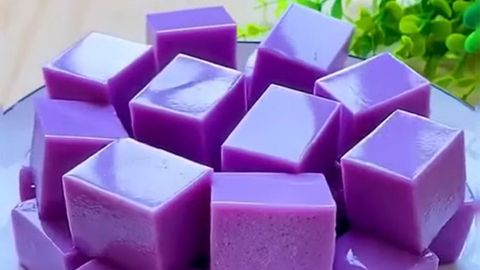 2 cách làm thạch pudding khoai môn thơm béo uống trà sữa ngon hết sẩy