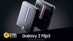  Chưa ra mắt mà cả Galaxy Z Flip 3 Thom Browne Edition cũng đã lộ ảnh render sắc nét: Trời ơi! Đẹp quá đi mất 