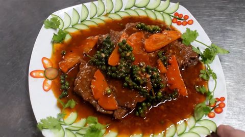 Cách làm bò sốt tiêu xanh ngon, lạ, giàu dinh dưỡng