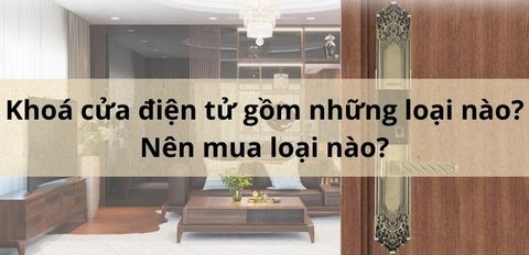 Khoá cửa điện tử gồm những loại nào? Nên mua loại nào?