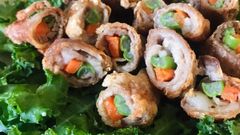  Cách làm thịt cuộn rau củ chiên giòn thơm phức, siêu ngon siêu đơn giản 