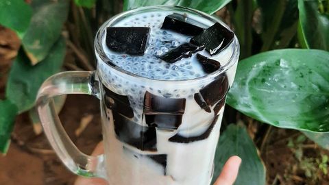 2 Cách làm sương sáo sữa tươi ngon, thơm béo dễ làm, ăn là ghiền