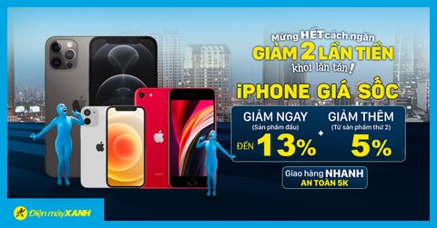 Chưa lên nổi iPhone 13, xem ngay 9 chiếc iPhone giảm giá tẹt ga đến 4 triệu, có trả góp cực hấp dẫn
