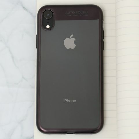 Ốp lưng iPhone XR Nhựa dẻo Fresh COSANO đen