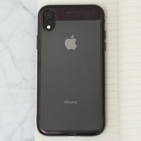 Ốp lưng iPhone XR Nhựa dẻo Fresh COSANO đen