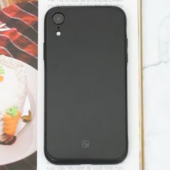 Ốp lưng iPhone XR Nhựa dẻo Glass Duo JM đen 
