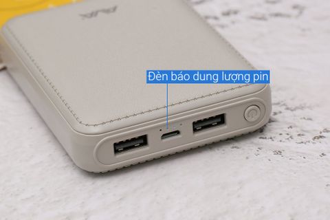 Pin sạc dự phòng 10000mAh AVA DS008-WB Xám