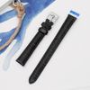 Dây da đồng hồ 12 mm đen L001-01-12