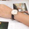 Dây da đồng hồ size 14mm Đen L021-02-14