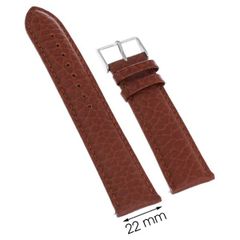  Dây da đồng hồ 22 mm nâu M1500.42 