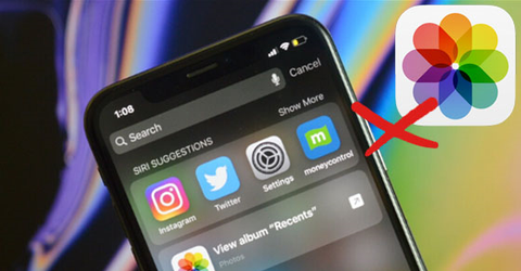 Ngăn hình ảnh xuất hiện trong kết quả tìm kiếm Spotlight trên iPhone