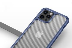  Ốp lưng iPhone 13 Pro Nhựa cứng viền dẻo Twill TPU PC Case COSANO Xanh Navy 