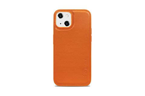 Ốp lưng iPhone 13 mini Nhựa dẻo Business Stylish PU Case COSANO Cam
