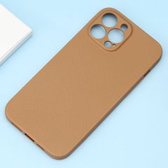  Ốp lưng iPhone 13 Pro Max nhựa dẻo Litchi Grain OSMIA Nâu 