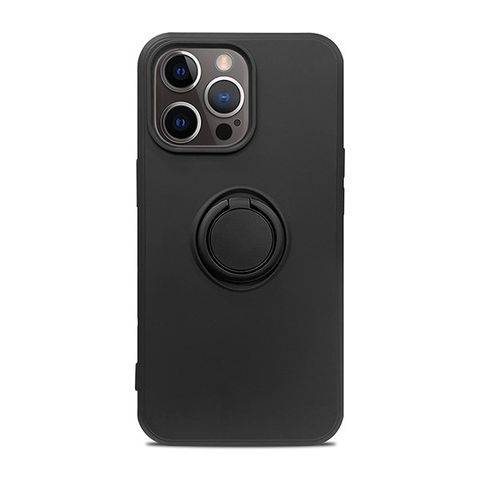 Ốp lưng iPhone 13 Pro Nhựa dẻo Back Stand TPU Case COSANO Đen