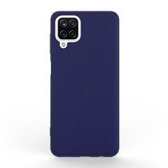  Ốp lưng Galaxy A12 Nhựa dẻo Line Pattern TPU COSANO Xanh Navy 