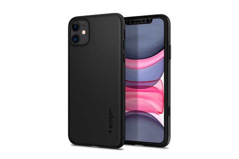 Ốp lưng iPhone 11 Nhựa cứng Spigen Thin Fit Đen