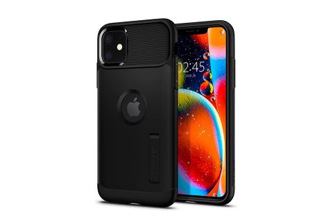Ốp lưng iPhone 11 Nhựa cứng viền dẻo Spigen Slim Armor Đen