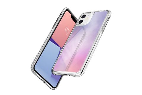 Ốp lưng iPhone 11 Nhựa dẻo Spigen Crystal Hybrid Quartz Trong