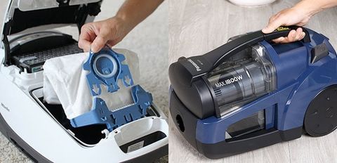 Máy hút bụi dạng hộp và dạng túi, loại nào tốt hơn?