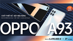  OPPO A93 cập nhật giá mới rẻ hơn 1 triệu, nhằm tri ân cũng như tạo cơ hội cho khách hàng mua sắm dịp Tết 