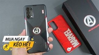 Deal đặc biệt, giá bất ngờ: OPPO Reno5 Marvel sale hấp dẫn kèm trả góp 0%, mê các siêu anh hùng thì rinh liền phone xịn này