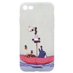  Ốp lưng iPhone 7 - iPhone 8 Nhựa dẻo in Water COSANO SR161123 Dù Xanh lá 