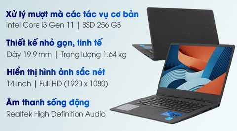 Laptop Dell Vostro 3400 i3 1115G4/8GB/256GB/Win10 (70235020)