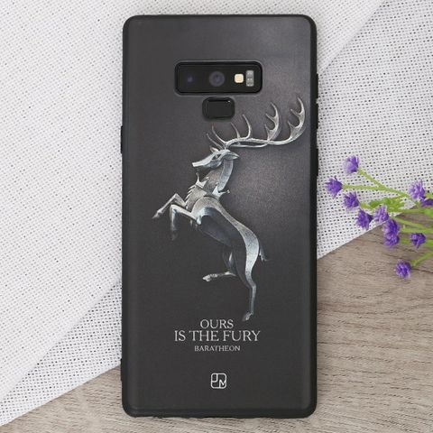 Ốp lưng Note 9 Nhựa dẻo Solid in hình II JM JM180703 hươu đen