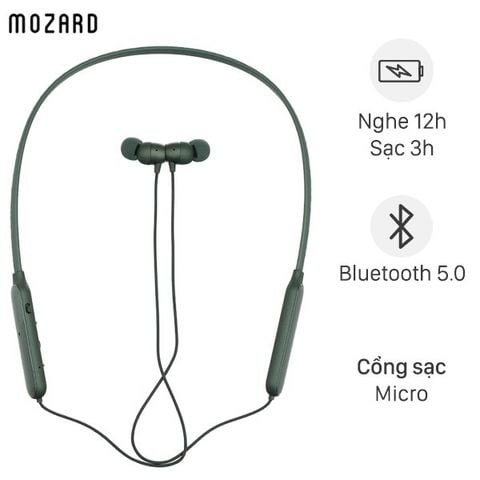 Tai nghe Bluetooth Mozard Z702 Xanh