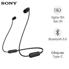  Tai nghe Bluetooth Sony WI-C200 Đen 
