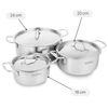 Bộ 3 nồi inox nắp inox Delites NR002-B3