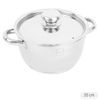 Nồi nhôm chống dính nắp kính 20 cm TTBH NDE