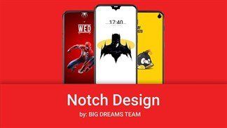 Notch Design, ứng dụng giúp bạn xóa bỏ camera nốt ruồi trên điện thoại với biểu tượng cực kỳ ngầu dành cho dân chơi công nghệ