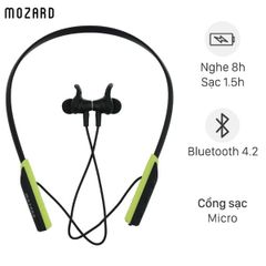  Tai nghe Bluetooth Mozard Flex4 Đen Xanh 