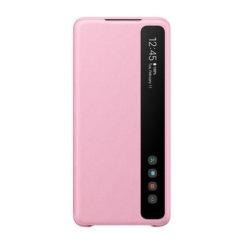 Bao da Galaxy S20 nắp gập Clear View Samsung Hồng