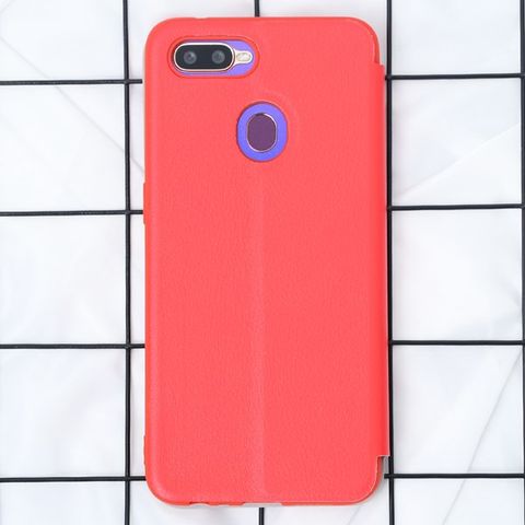 Ốp lưng Oppo F9 Nắp gập Techflip IV MEEKER Đỏ