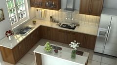  5 Cách bố trí bếp đẹp, gọn gàng và thanh lịch 