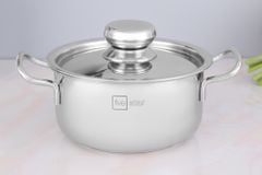  Nồi inox 3 đáy nắp inox 16 cm Fivestar FSN16-SW 