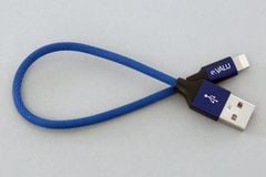  Cáp Lightning 20cm eValu LTL-02 Xanh Navi 